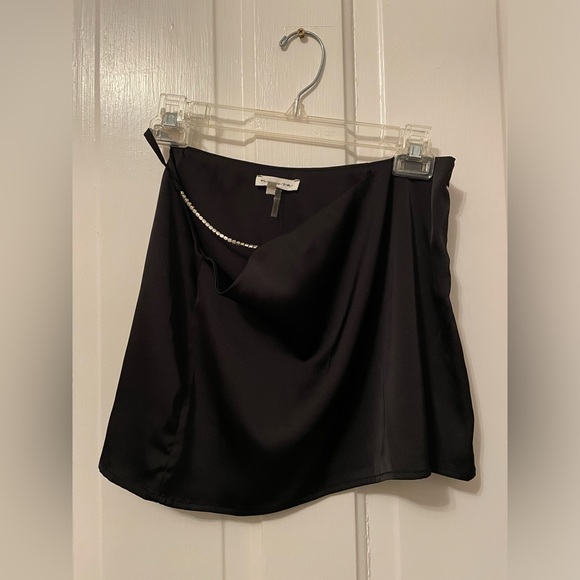2 for $6 NWOT Satin skirt with diamond belt - Picture 2 of 7